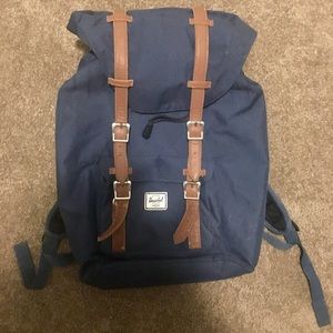 Navy blue backpack